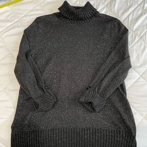 Black and Gold Turtleneck Sweater - Worn Once!!